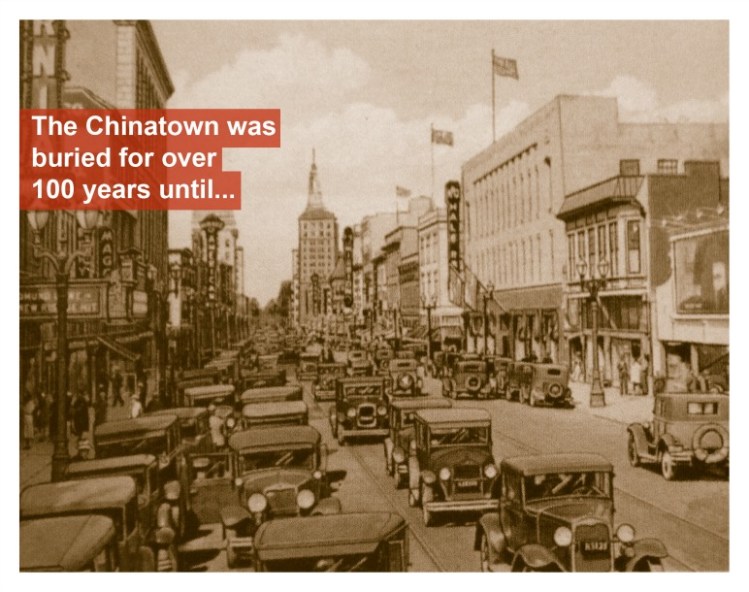 Chinatown was buried until