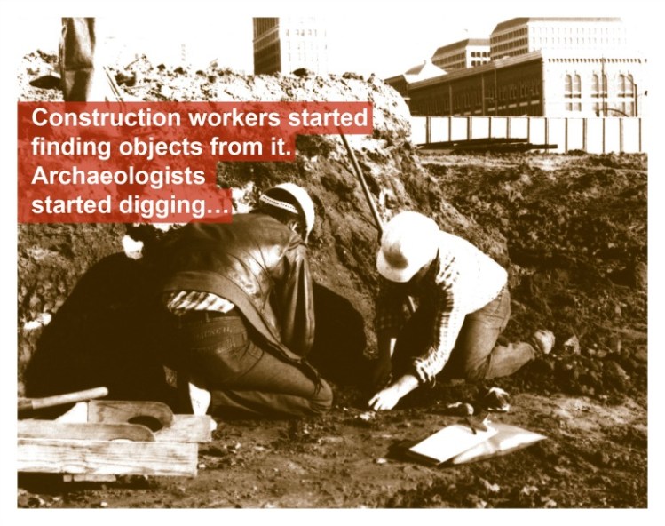 Construction workers found objects